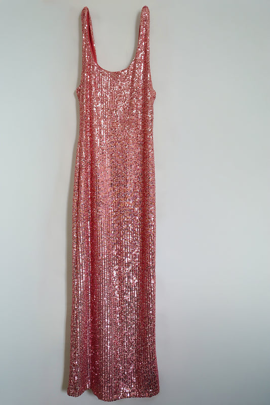 Vestido Lentejuelas Rosa