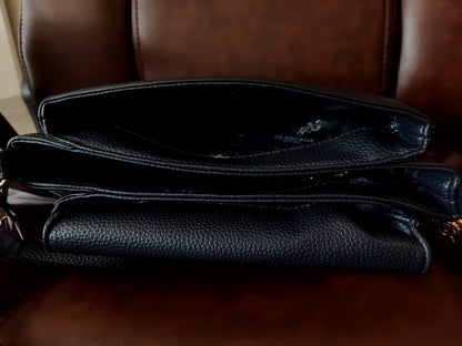 Bandolera Stanford Flap Crossbody PU Navy