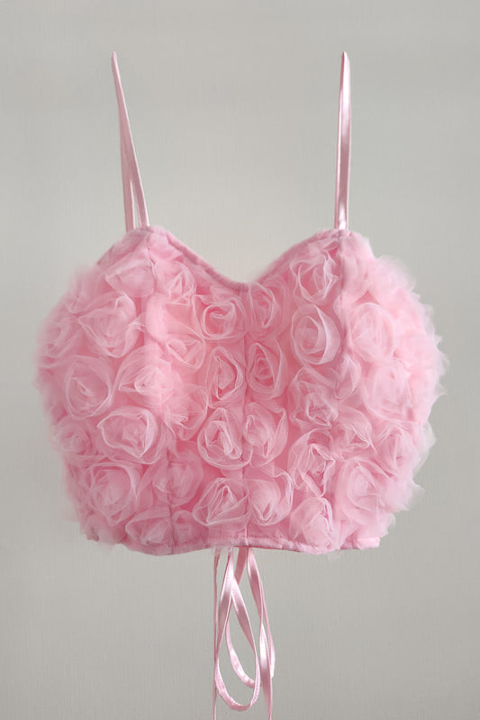 Pink Roses Corset